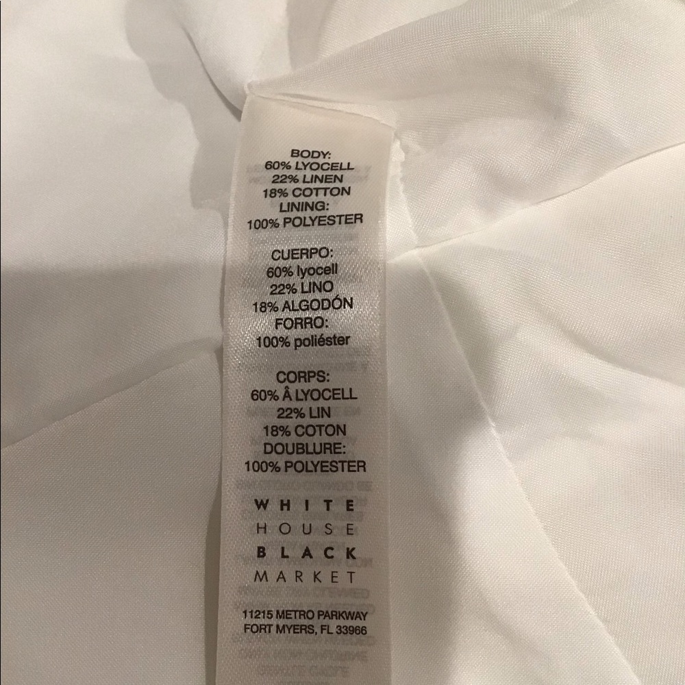 WHBM Band Jacket White size 8 - Picture 7 of 7